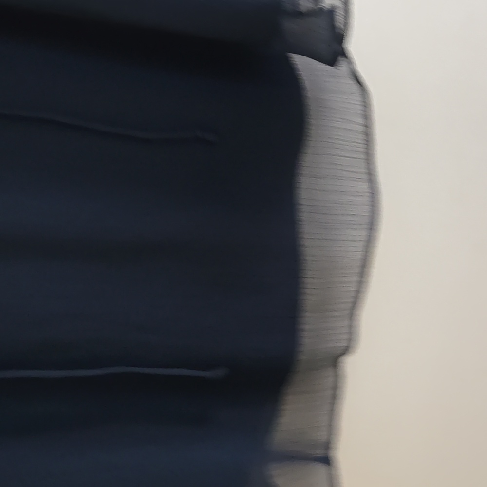 Haute Hippie Navy Ruffle Trim Blouse - Picture 5 of 11